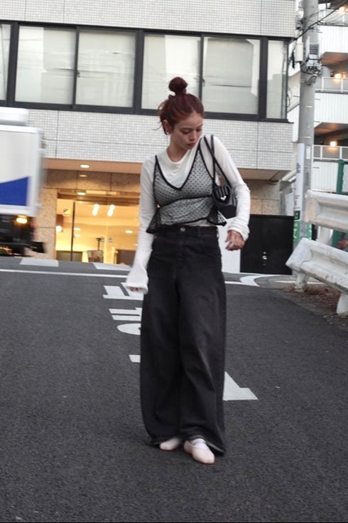 ドットチュールビスチェ